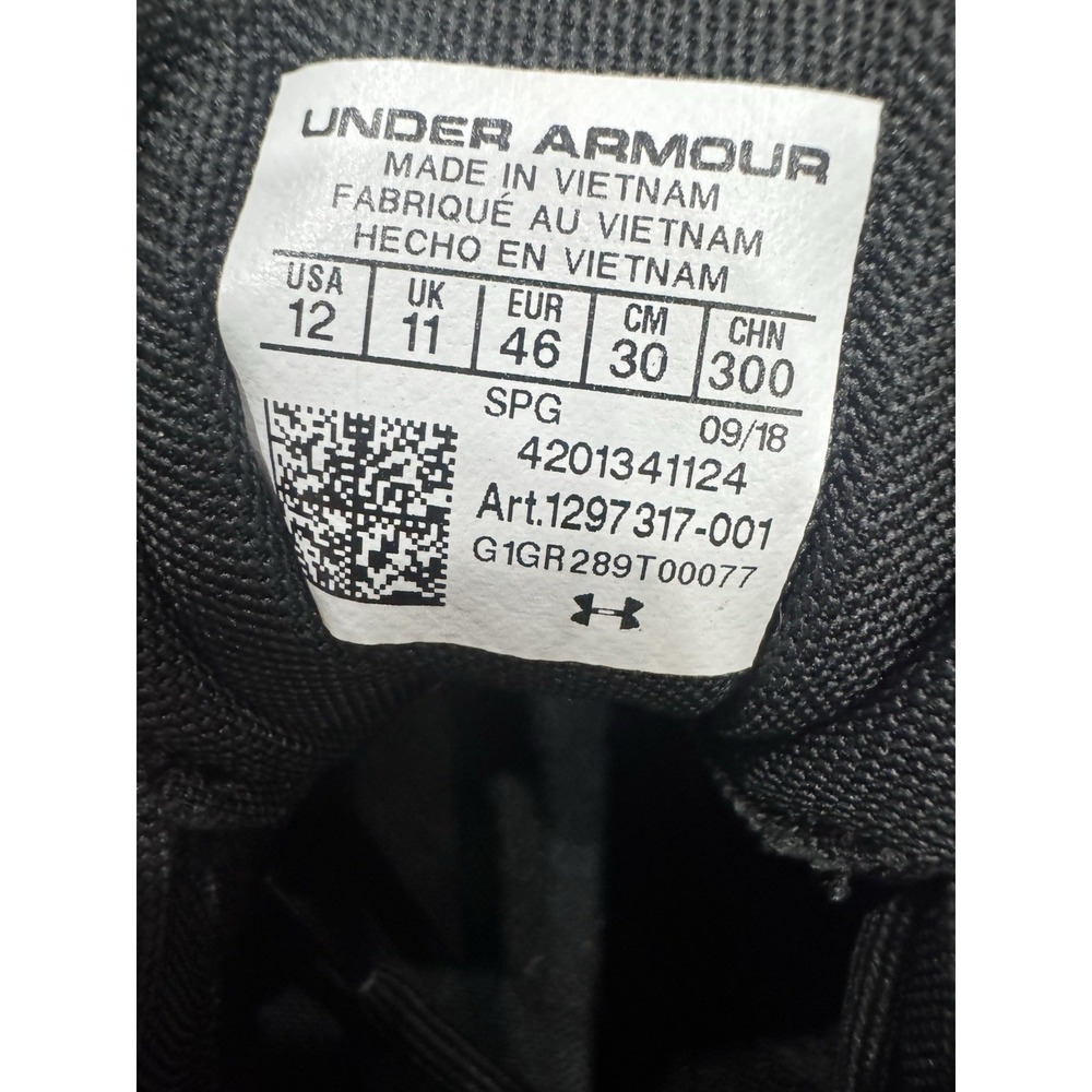 Under Armour UA Leadoff Low RM Baseball Cleats- Men's Shoe Size 12 Blue Used - Picture 3 of 10